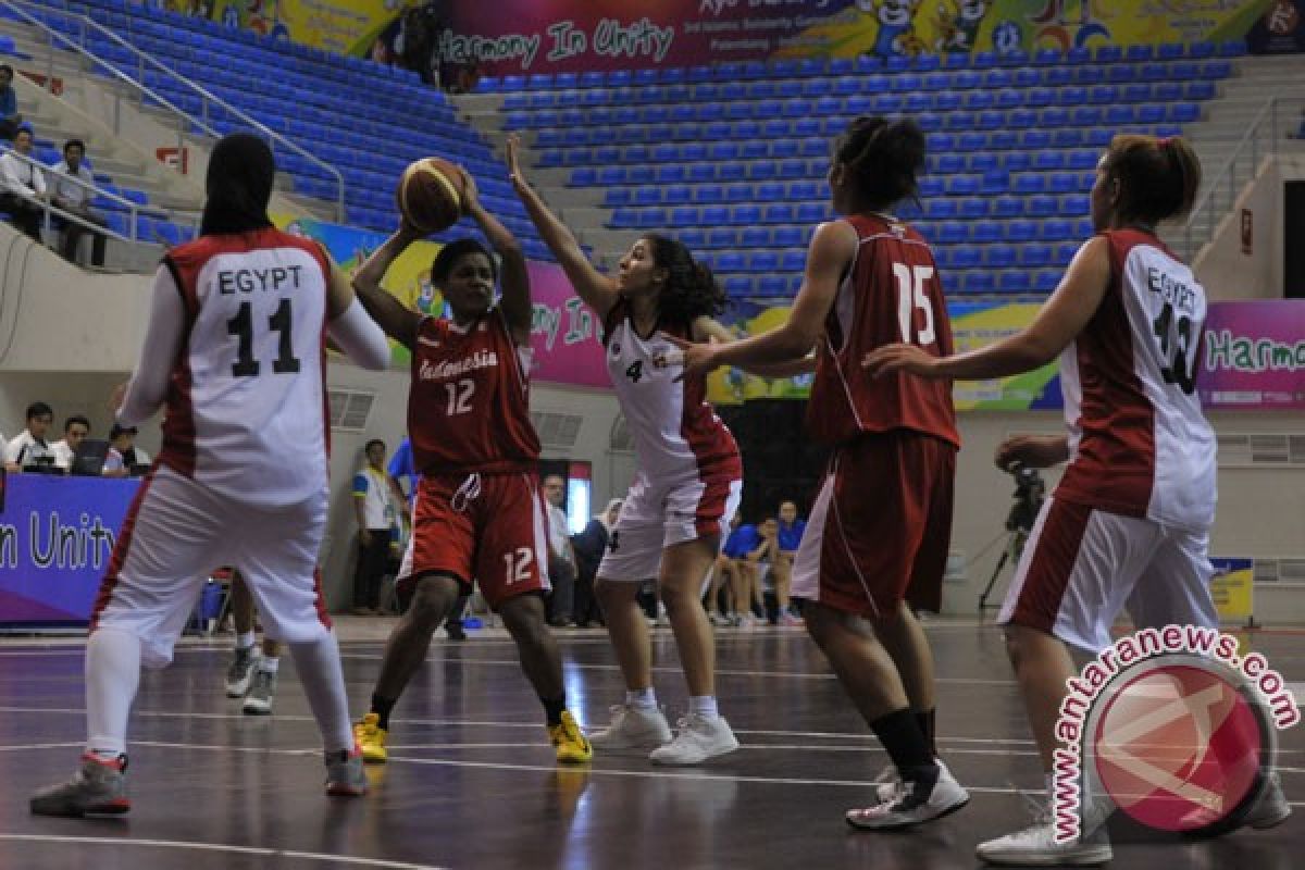 Tim putri Indonesia kalahkan Mesir 78-69