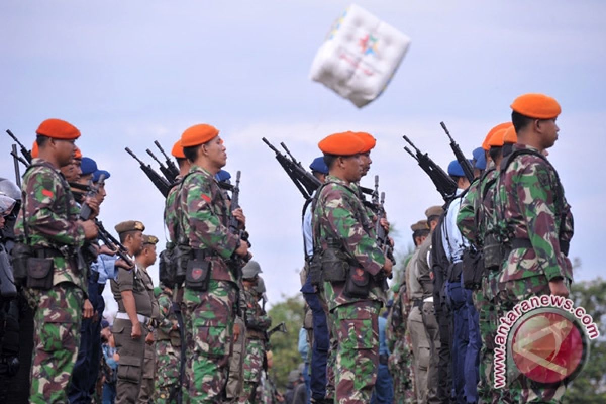 Ribuan anggota TNI bersiap amankan kedatangan Presiden