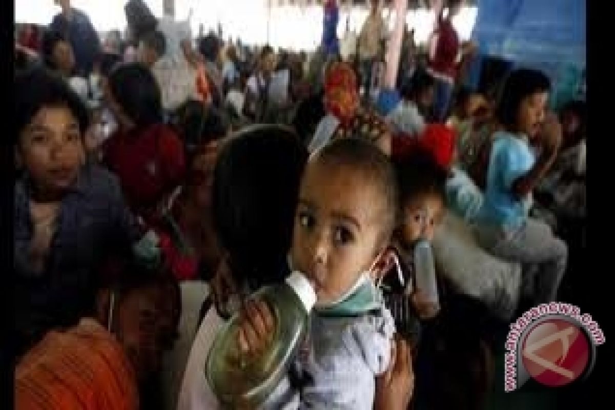 BNPB: Pengungsi Sinabung Butuh Makanan Bayi