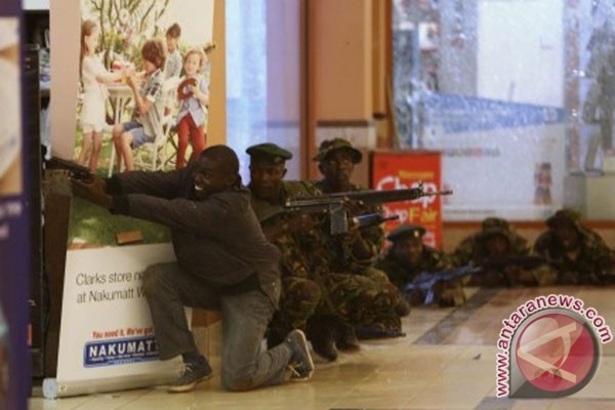 Orang-orang masih disekap di mal Nairobi
