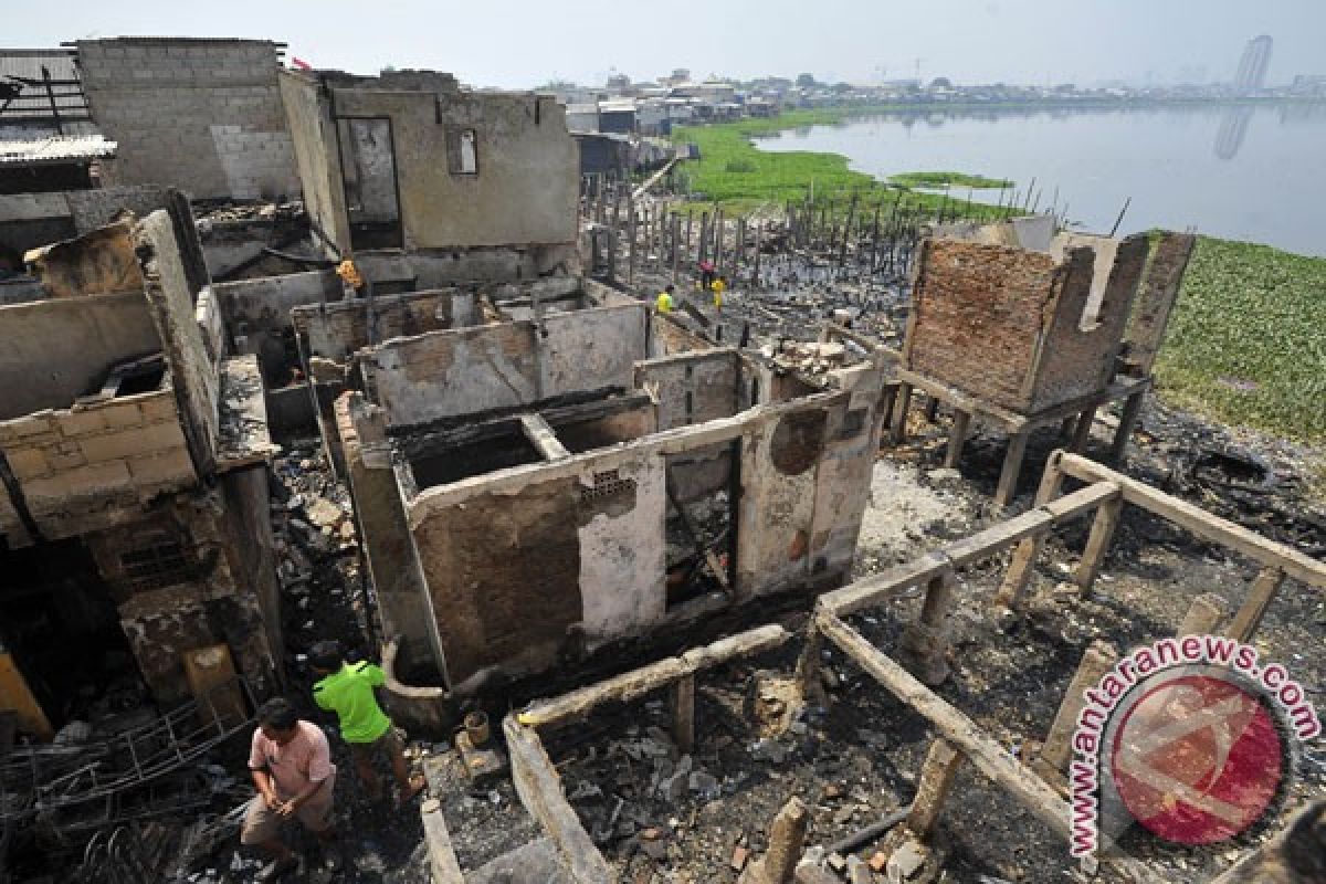 Belasan rumah terbakar di Kabupaten Banjar