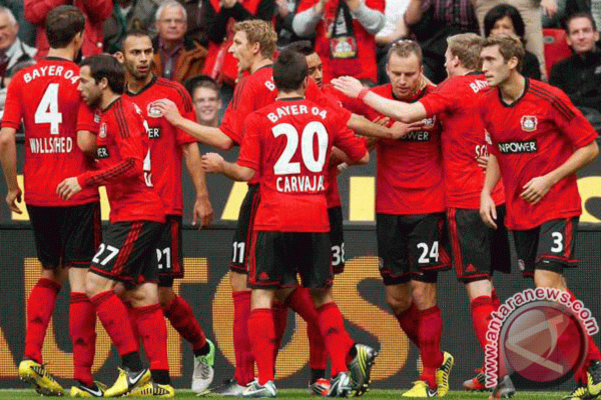 Leverkusen menang 2-0 atas Dortmund