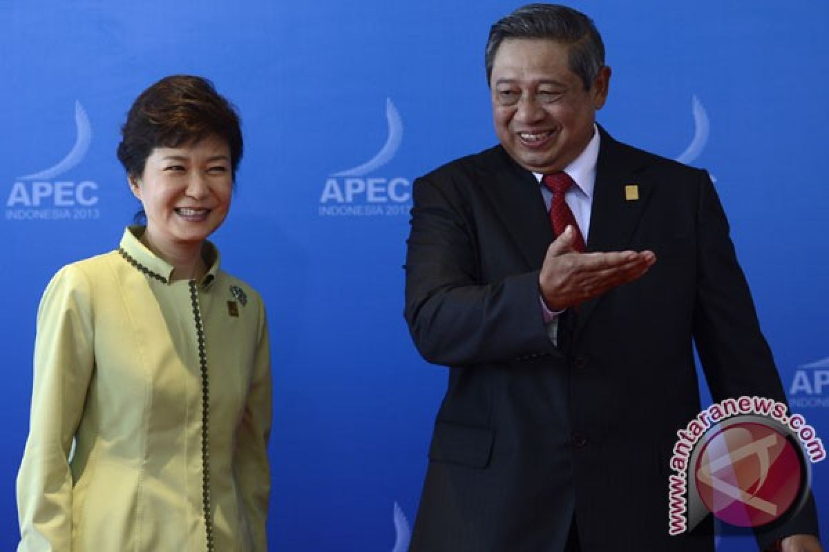 Presiden Yudhoyono terima kunjungan Presiden Korea Selatan