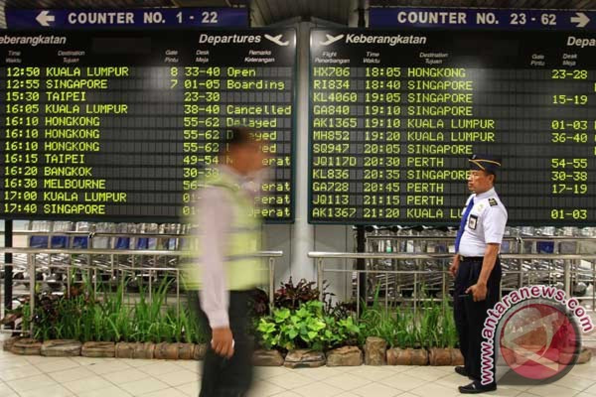 57 penerbangan di Ngurah Rai Bali batal