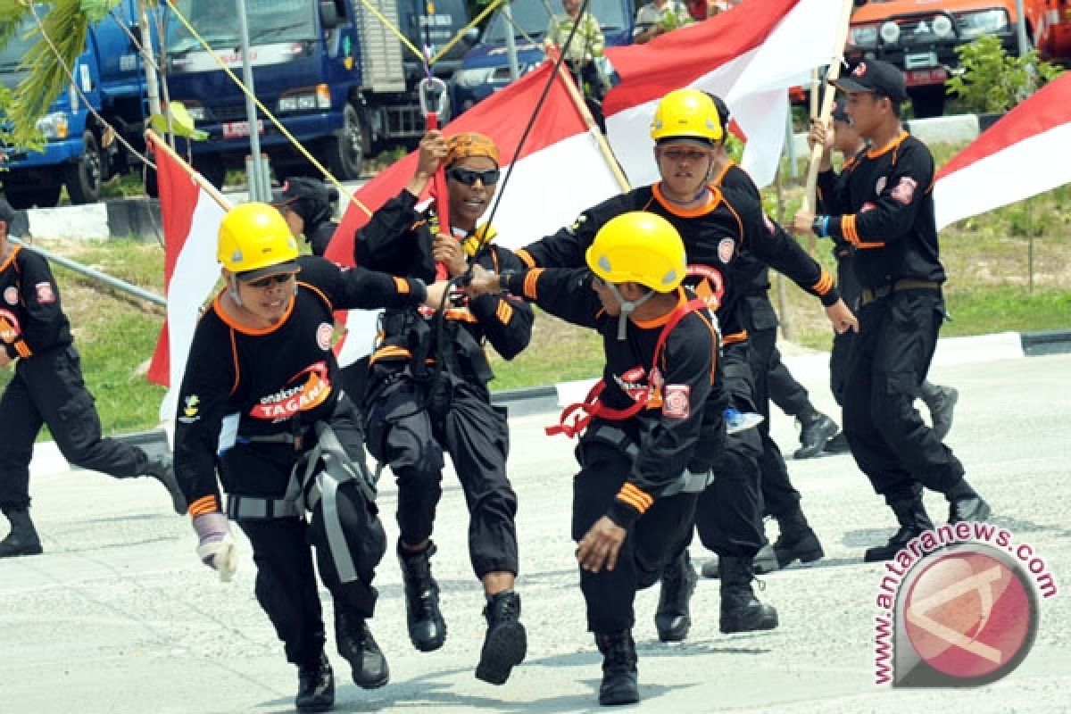 Ratusan Tagana Sumsel siap bantu tanggulangi bencana 