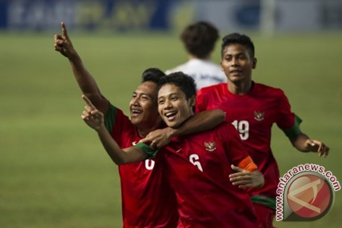 Babak pertama, Indonesia vs Korsel 1-1