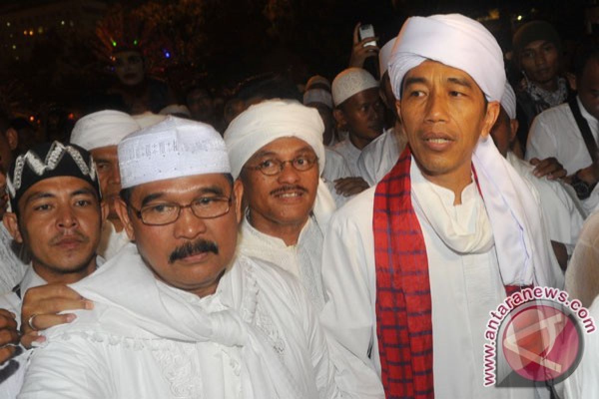 Jokowi "long march" dari HI sampai Monas