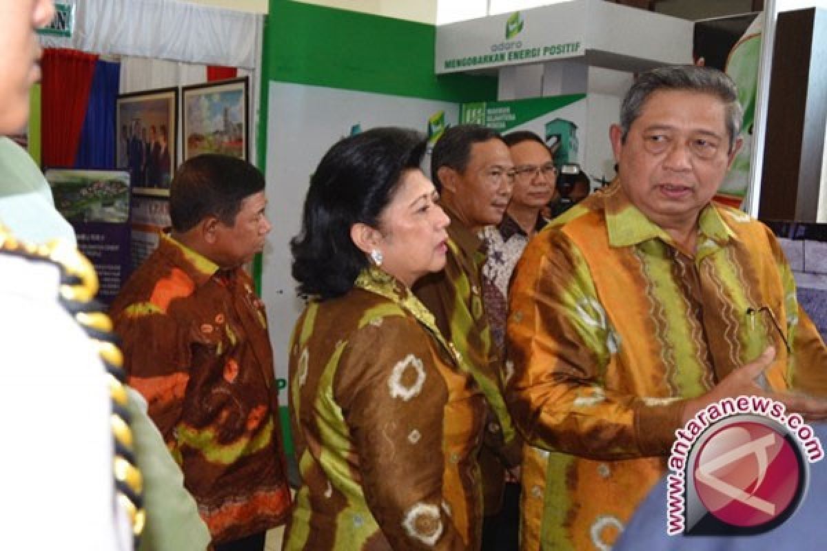 Presiden SBY kunjungi pusat perbelanjaan matos