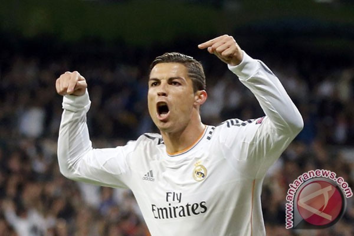 Ronaldo bawa Real Madrid imbang 2-2 lawan Atletico