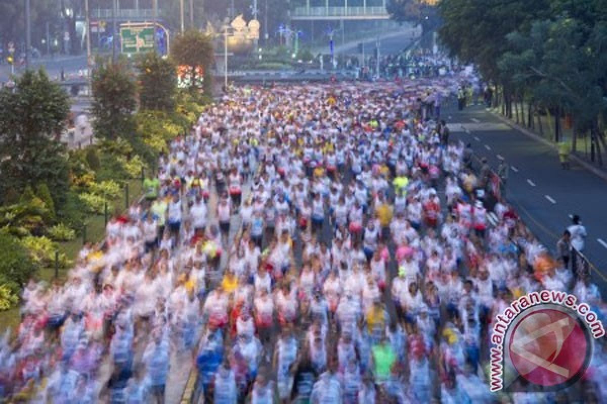 14.120 pelari adu cepat dalam Jakarta Marathon 2014