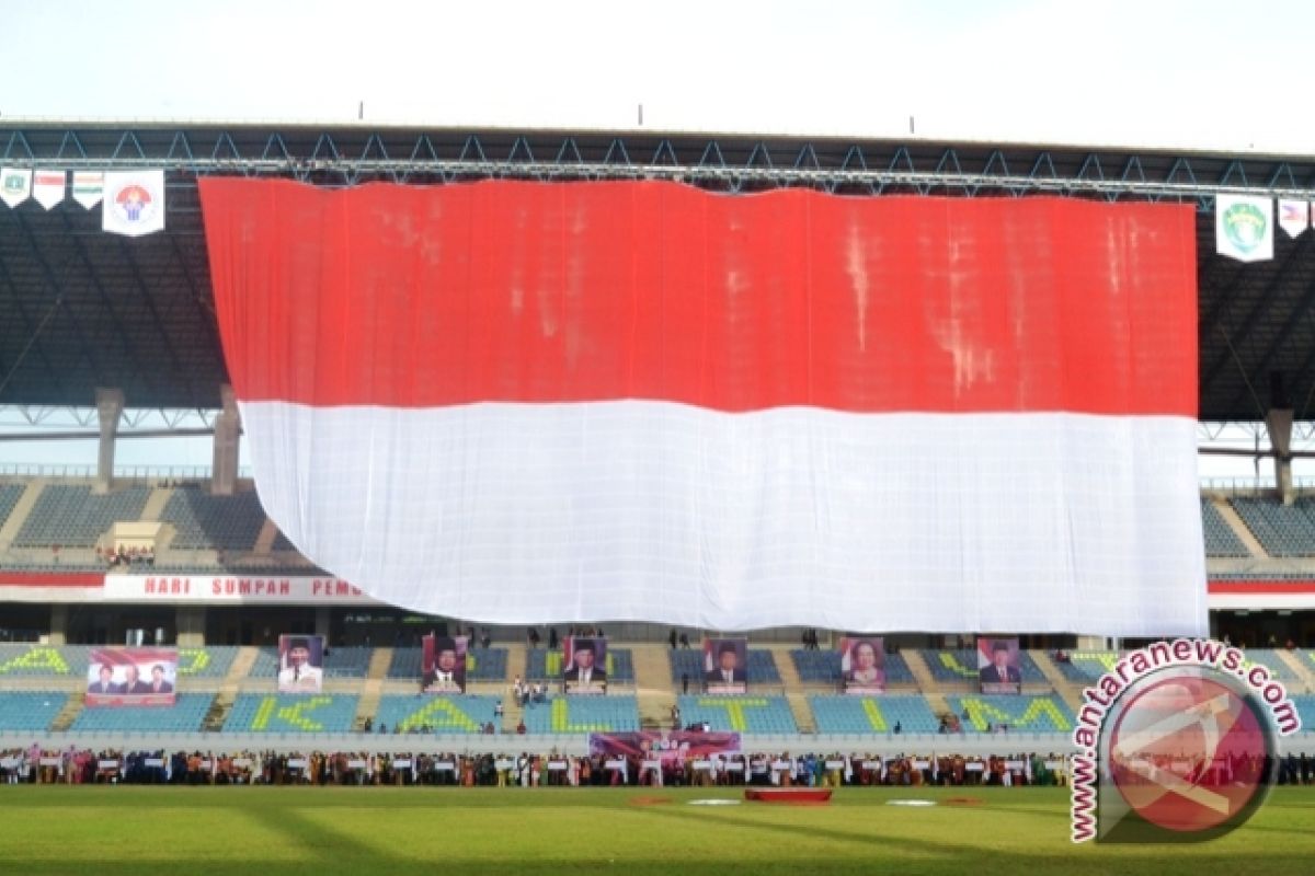 Indonesia Pecahkan Rekor Dunia Pengibaran Bendera 