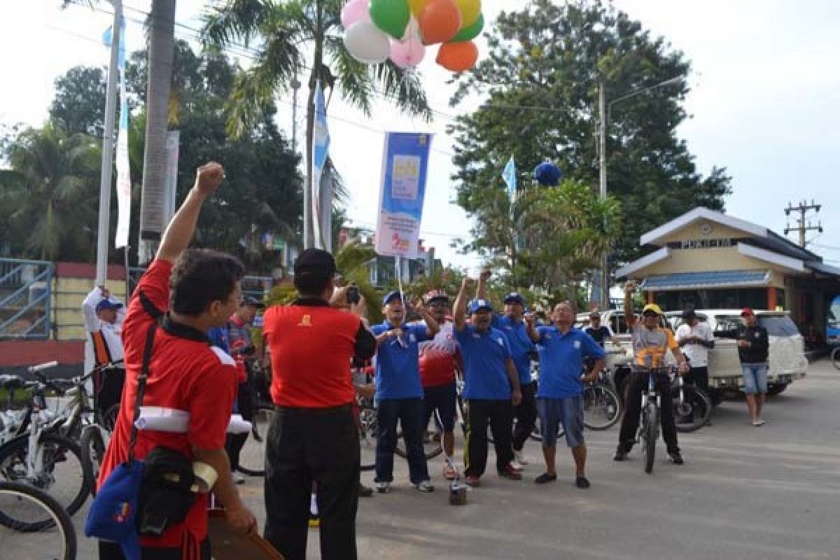 Sepeda Santai Internal PLN Di HUT-68