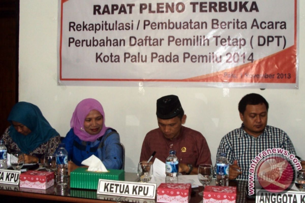 Rekapitulasi Suara Di PPS Kota Palu Rampung 