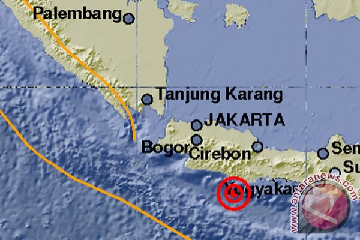 Gempa 5,5 skala Richter dekat pantai Tasikmalaya