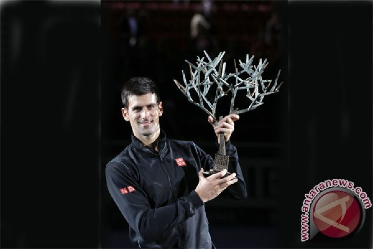 Novak Djokovic juarai Paris Masters