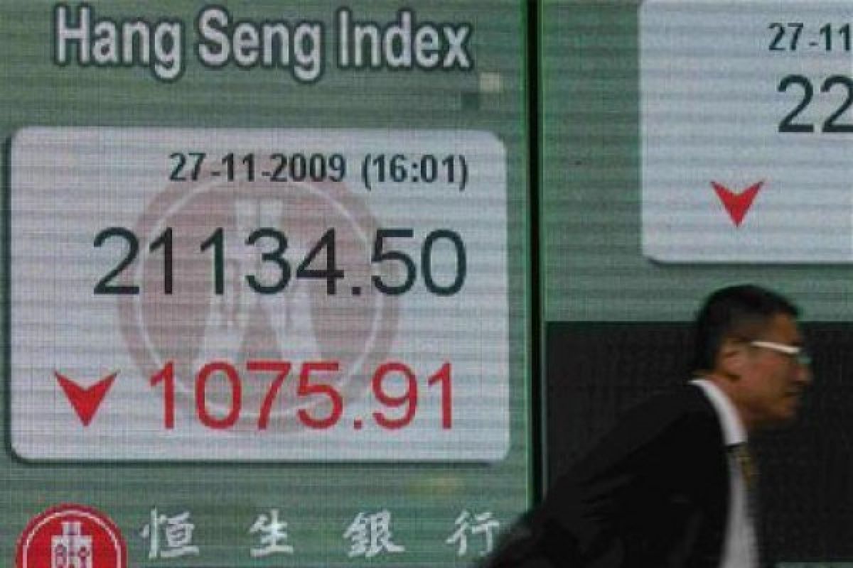 Indeks Hang Seng jatuh setelah naik dua hari