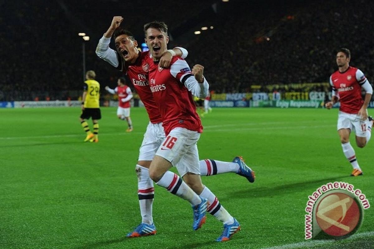 Arsenal kalahkan Dortmund 1-0 untuk puncaki klasemen grup