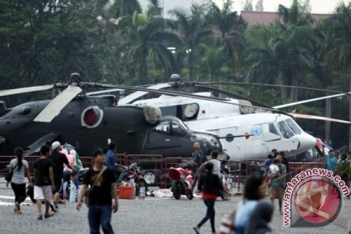 Helikopter TNI AD jatuh di Malinau