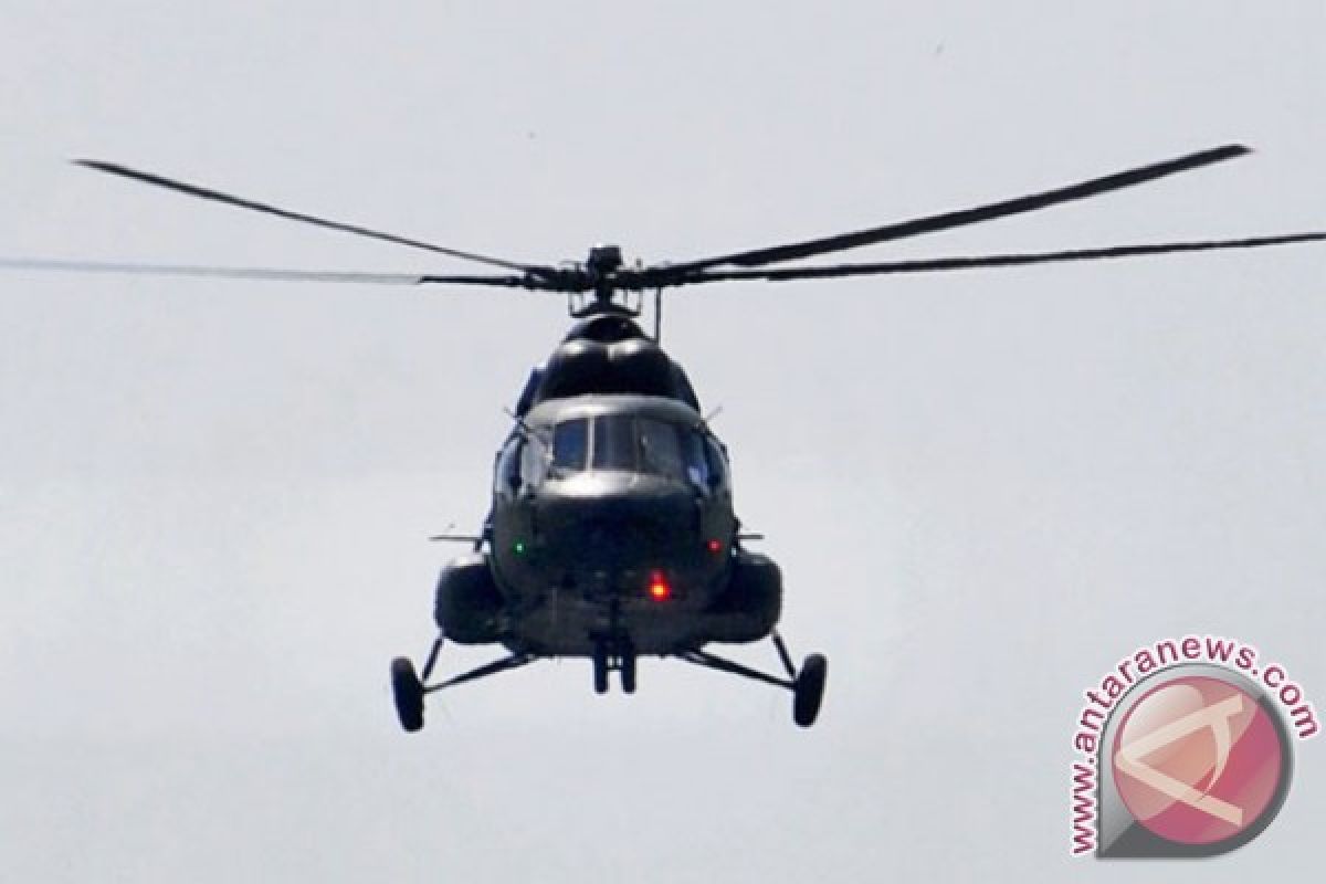 Helikopter diperkirakan mendarat darurat akibat cuaca buruk