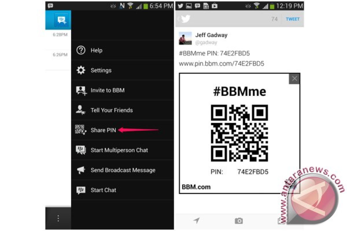 BlackBerry perbarui BBM untuk Android dan iOS