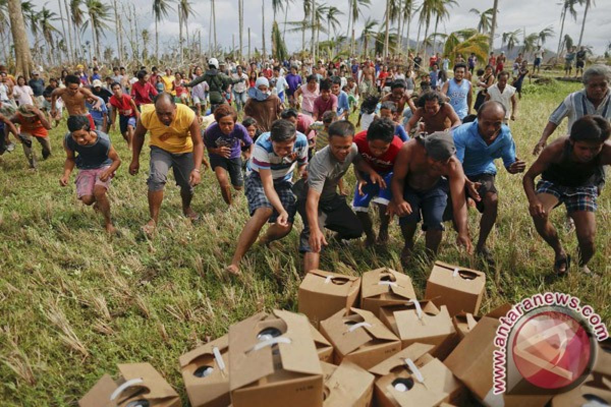 Korban tewas Topan Haiyan mencapai 6.000 jiwa