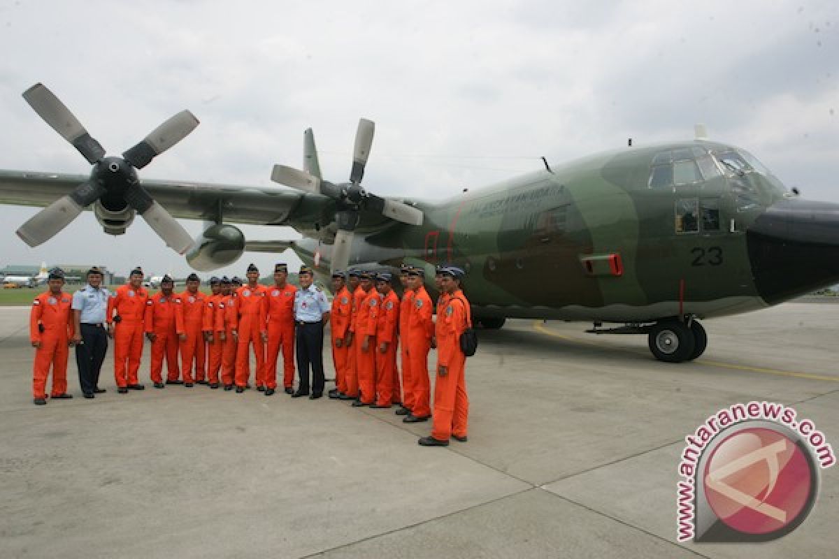 Hercules TNI AU angkut 252 ton bantuan di Filipina