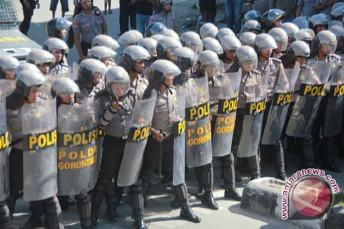 Polisi Terus Berjaga di Lapas Gorontalo