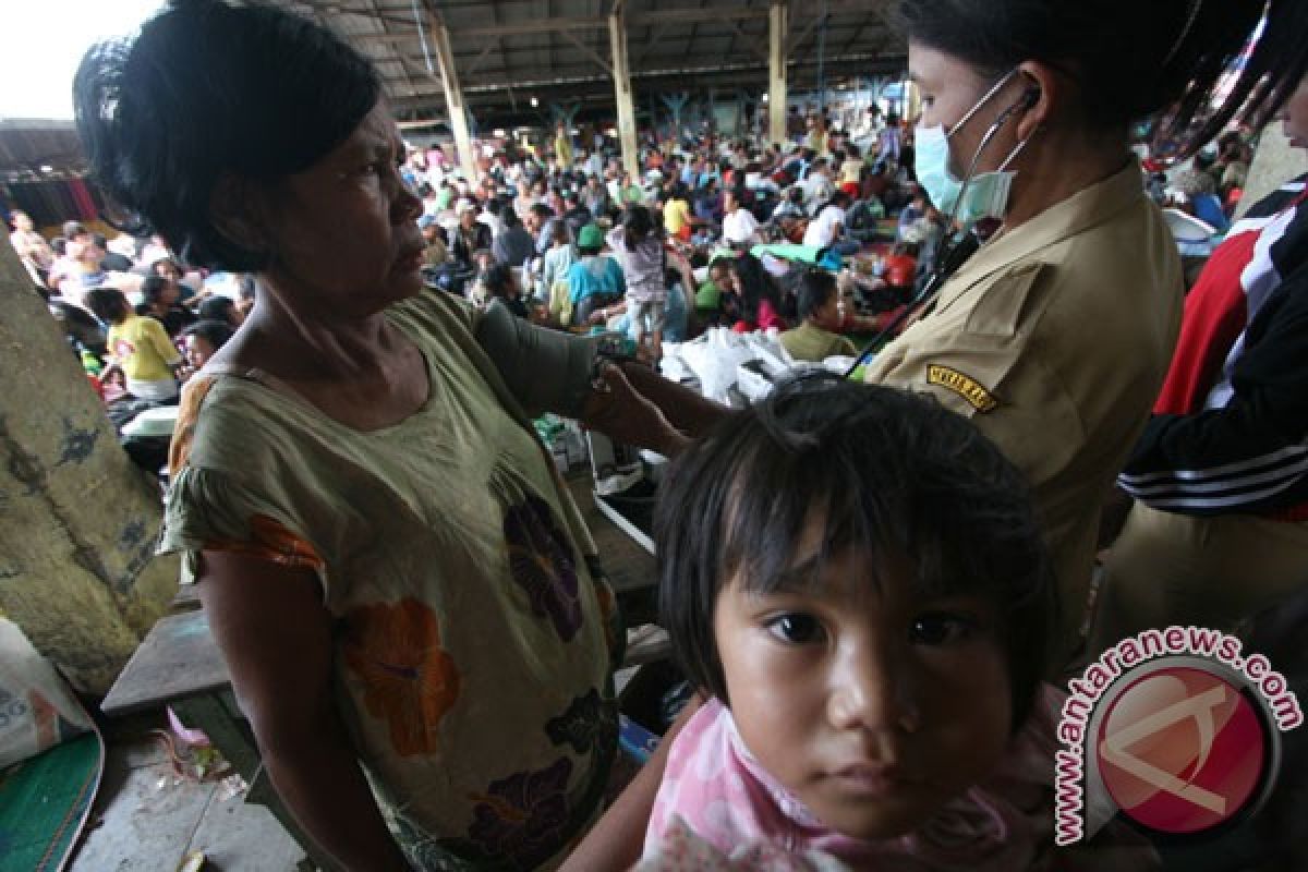 Refugees of Mt. Sinabung eruption increase to 17,939