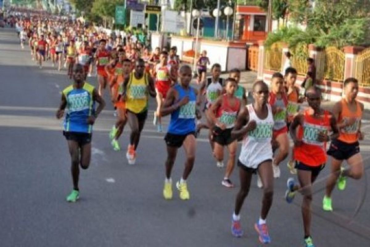 Pelari Ethiopia Juara Borobudur International 10K