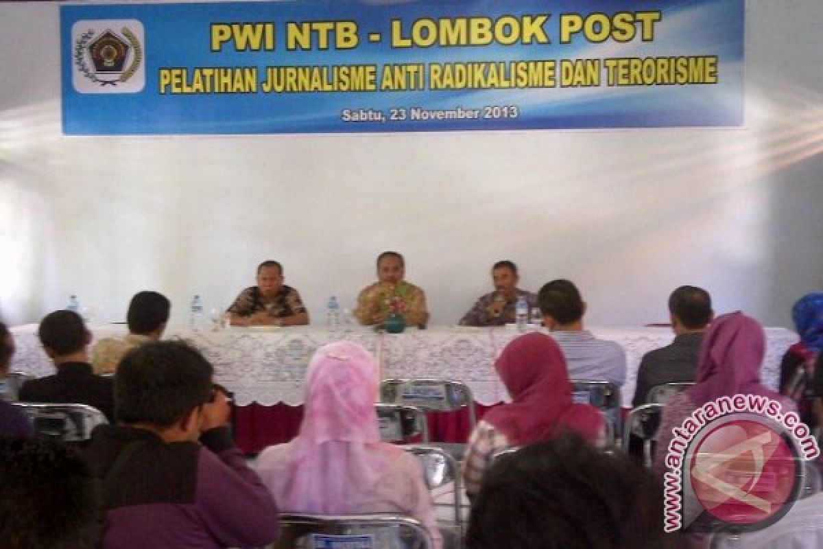 PWI NTB gelar pelatihan jurnalisme antiradikalisme dan terorisme