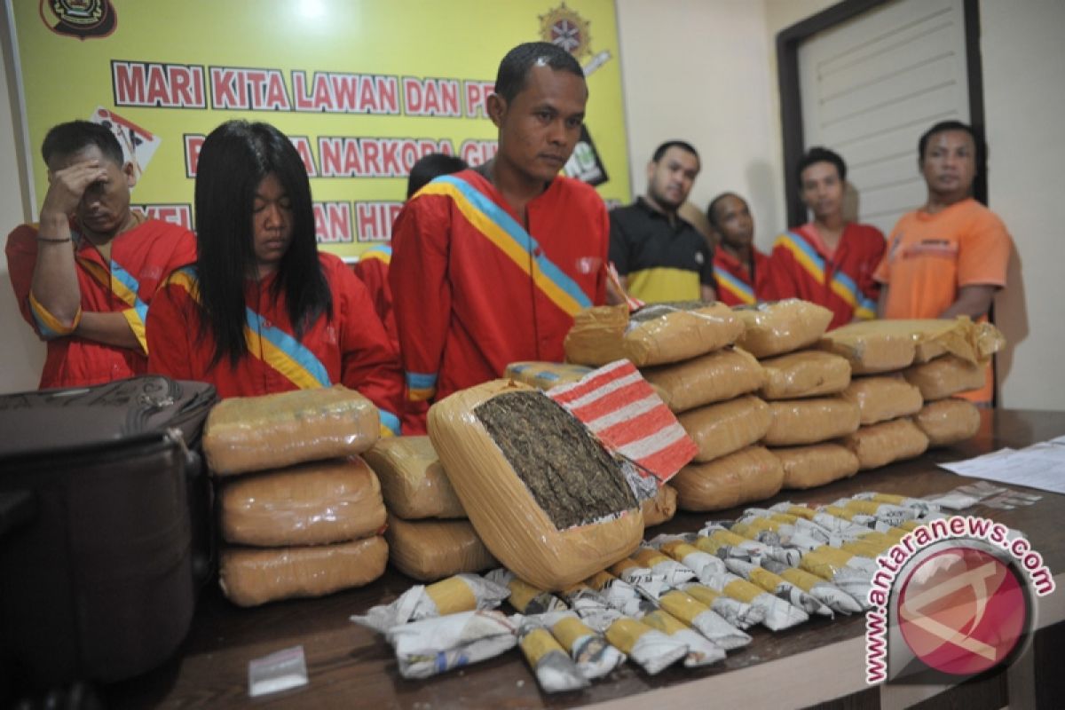 Ibu rumah tangga simpan 2 kg ganja di kamarnya