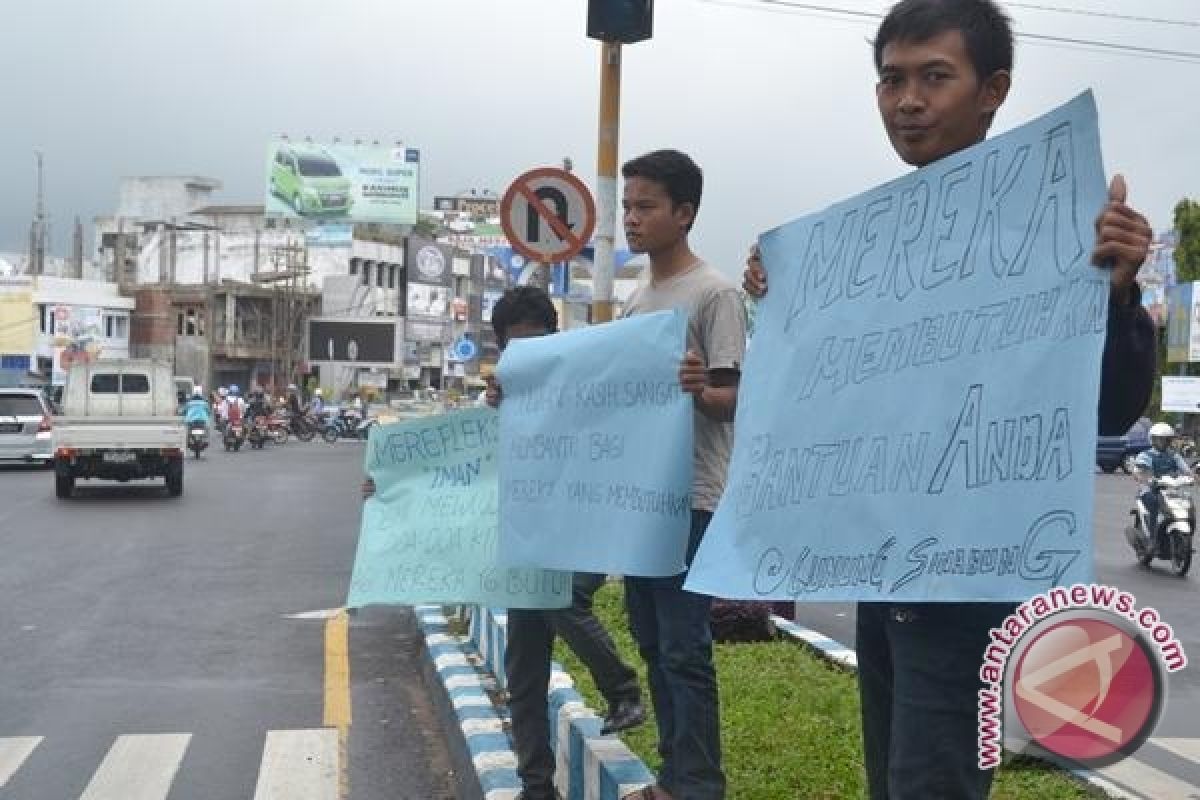 GMKI Bengkulu galang dana untuk korban Sinabung