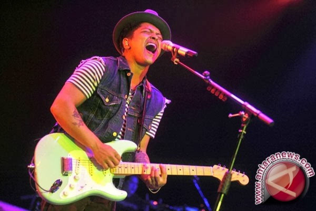 Bruno Mars konser di Jakarta Maret 2014