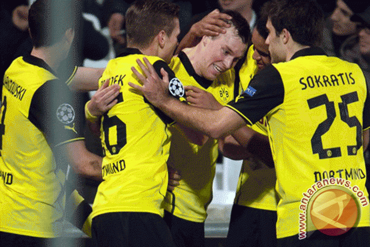 Imbang lawan Anderlecht, Dortmund juarai Grup D