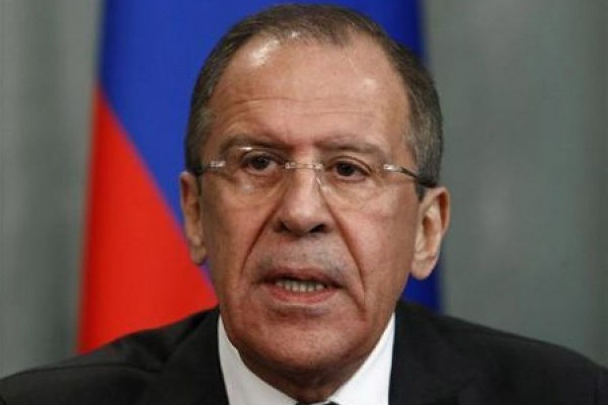 Lavrov: pengunjuk rasa kedutaan Rusia di Kiev "ingin melihat darah"