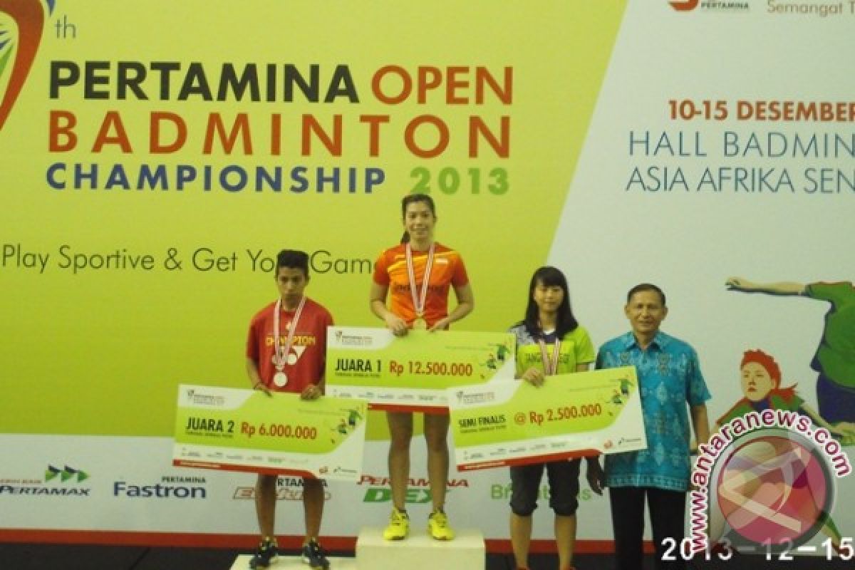 Firdasari juara tunggal putri Pertamina Open 2013