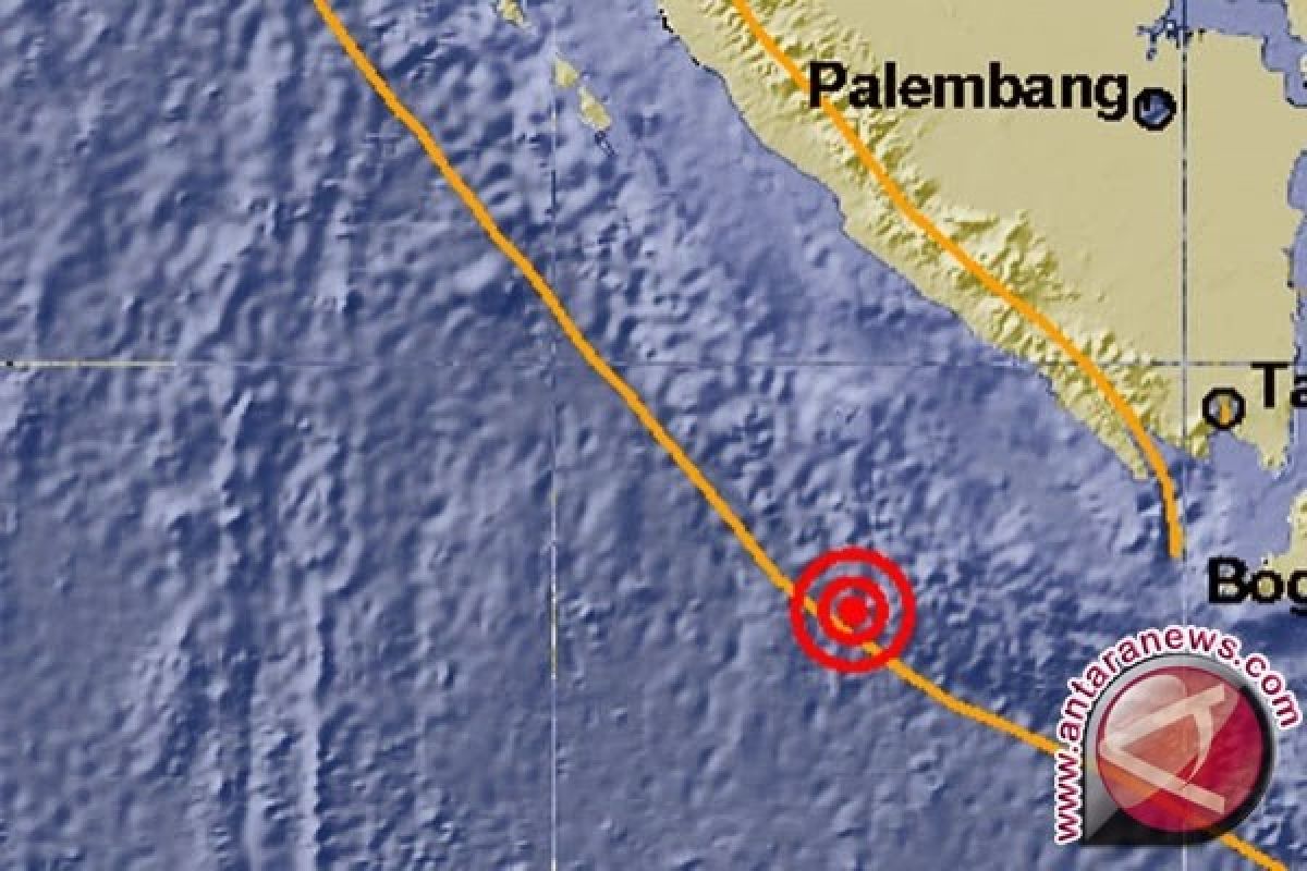 Gempa 5,1 SR di Lampung Barat