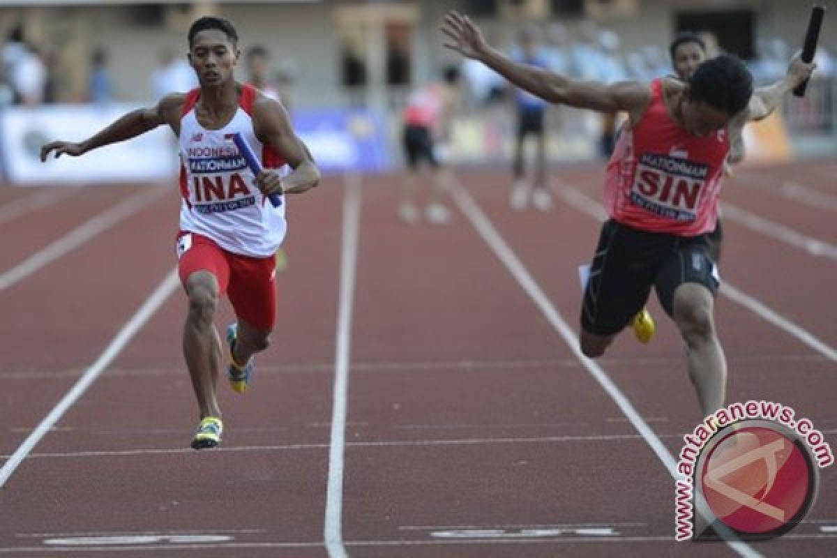 Indonesia raih perak lari 100 meter putra SEAG