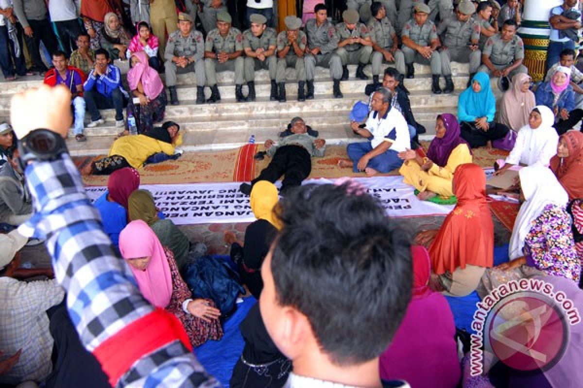 Polisi tangkap tujuh pendemo perusak Kantor Gubernur Aceh