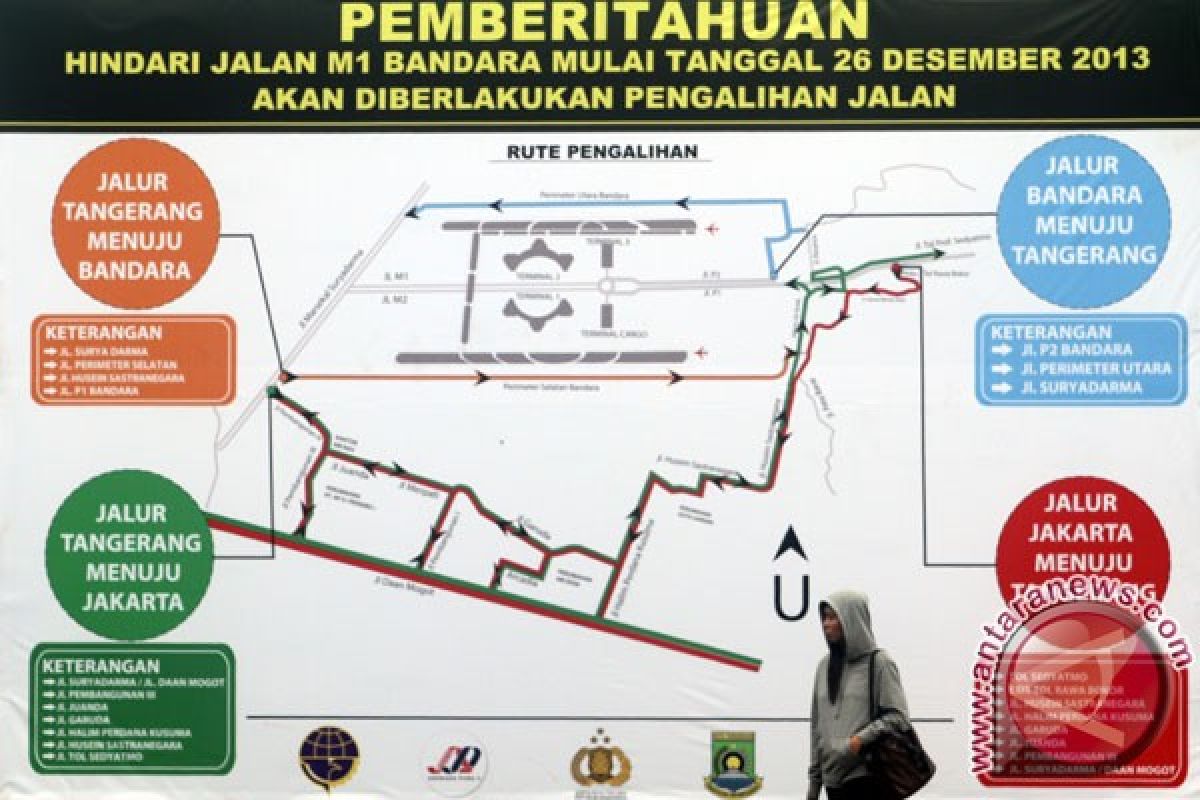 Hari ini pintu M1 Bandara Soekarno-Hatta ditutup