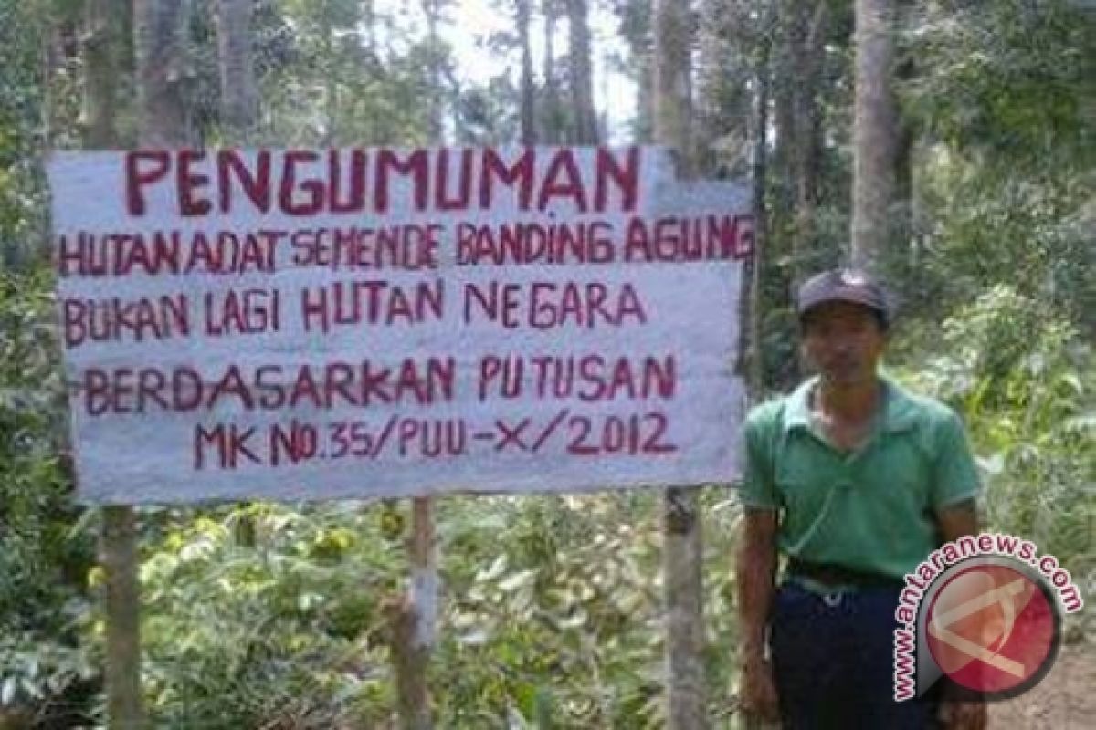 Ribuan hektare hutan konservasi masuk kawasan adat