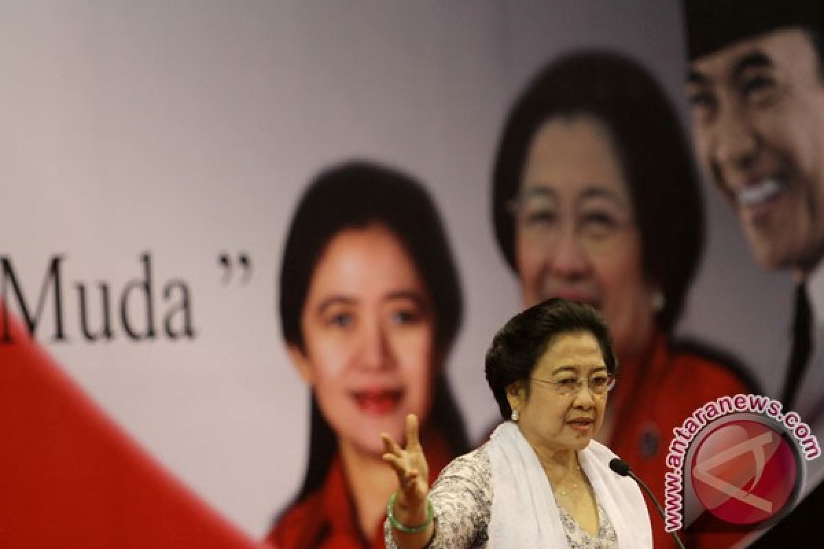 Megawati enggan tanggapi wacana Jokowi capres