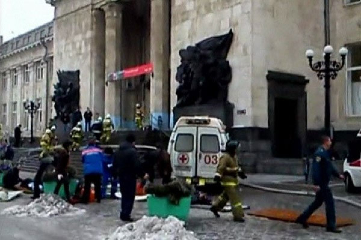 Ledakan di stasiun kereta api Rusia tewaskan 16 orang