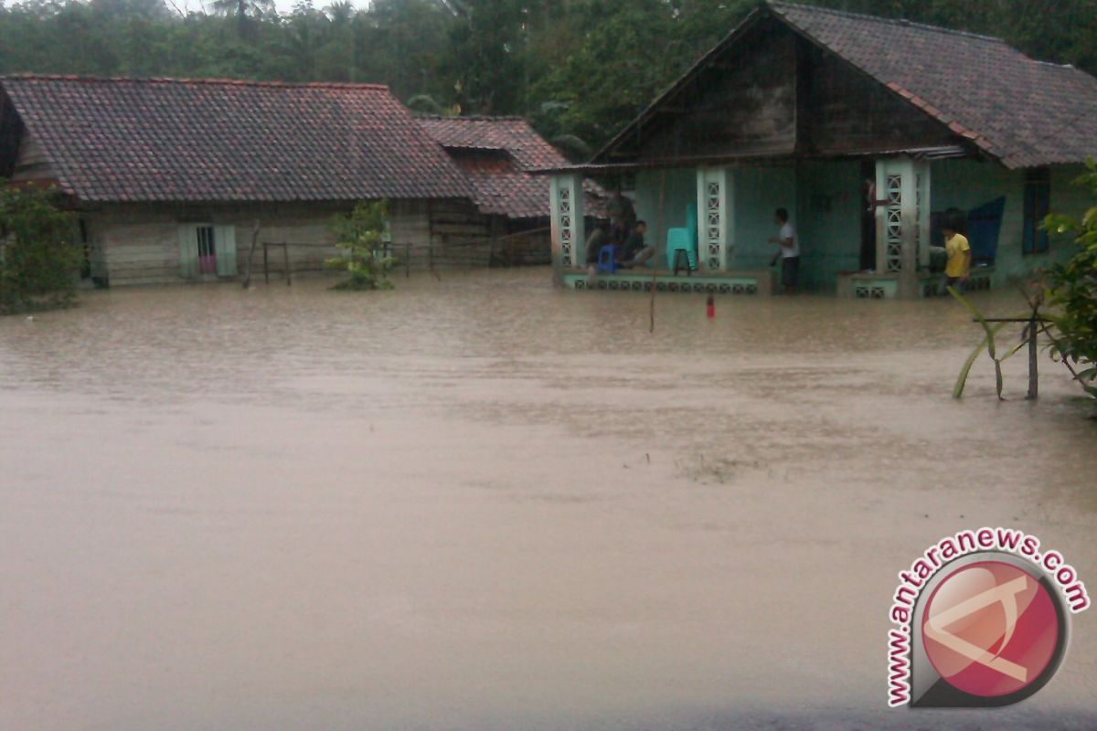 Floods Inundate 131 Houses in Central Bangka