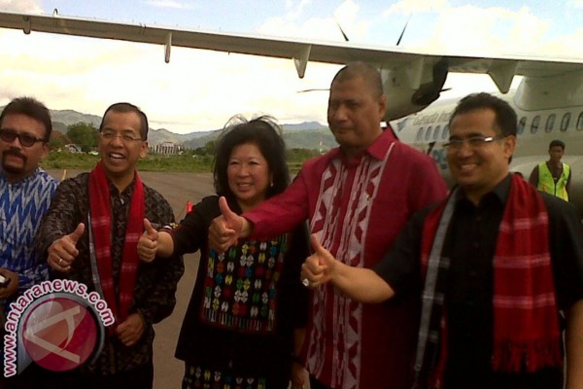 Garuda Terbangkan ATR 72-600 di Denpasar-Labuan Bajo