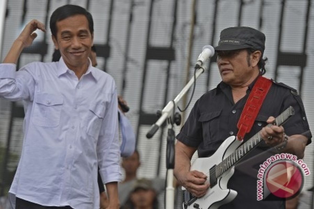 Jokowi dan Rhoma Berduet Sambut Tahun Baru