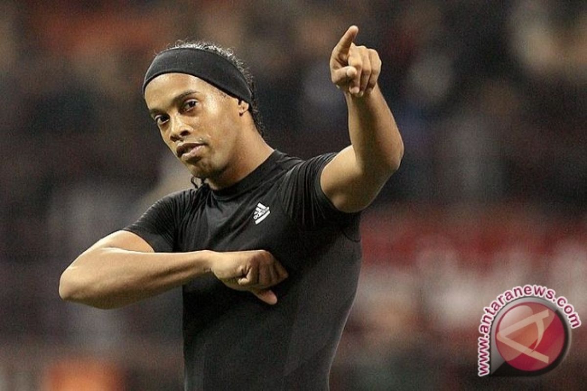 Ronaldinho kunjungi Palembang akhir Maret