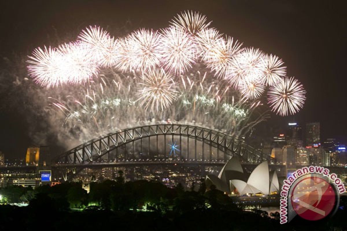 Sydney diselimuti asap, pesta kembang api tetap dilaksanakan