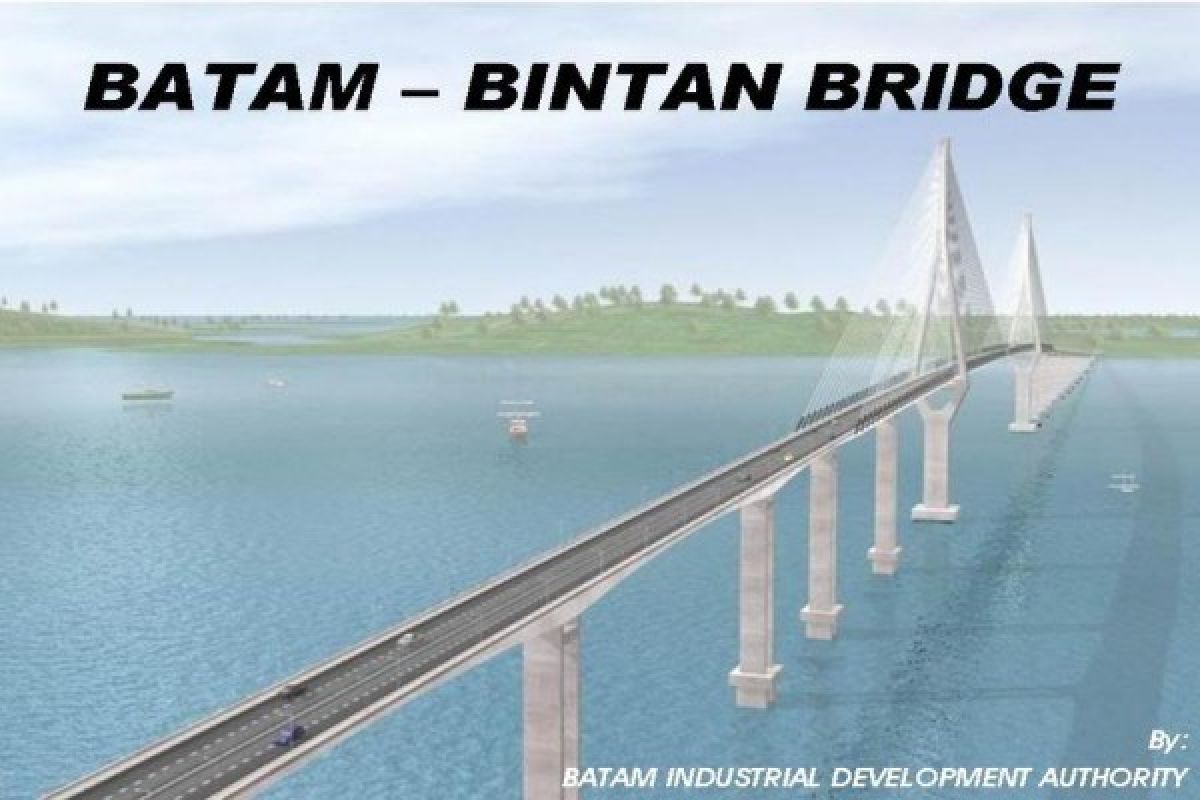 Membentang tujuh km, jembatan Batam-Bintan direncanakan mulai dibangun 2019