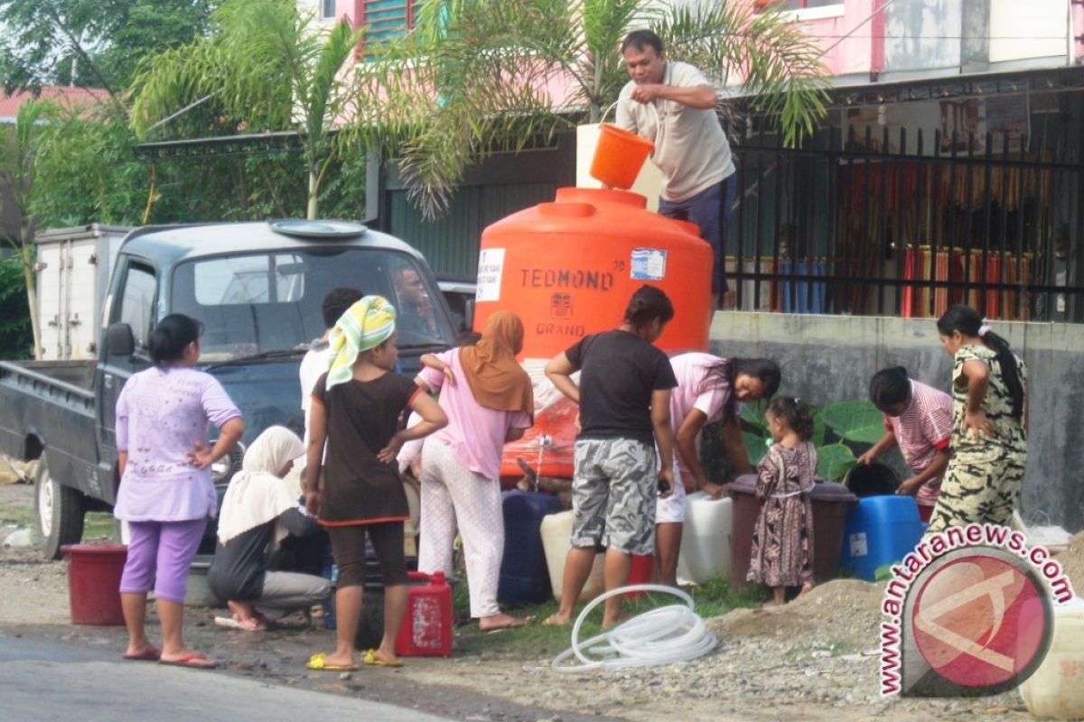 Warga Bangka Tengah Mulai Kesulitan Air Bersih